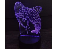 3D светильник дельфин 