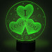 3D светильник I love you 
