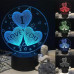 3D светильник I love you 