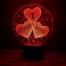 3D светильник I love you 