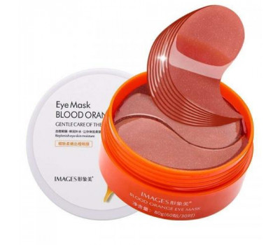 Гидрогелевые патчи для глаз IMAGES EYE MASK BLOOD ORANGE с экстрактом красного апельсина 60 шт 