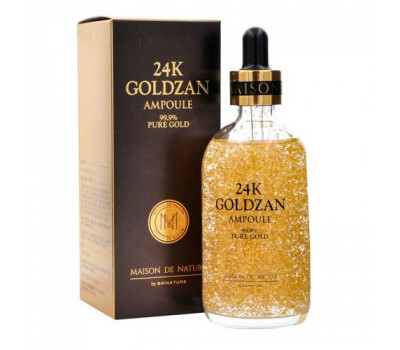 Сыворотка для лица 24K Goldzan Ampoule 99,9% Pure Gold 100 мл 