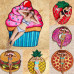 Пляжное покрывало Beach Towel Мороженое 