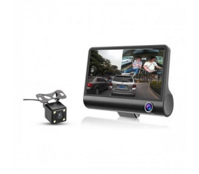 Автомобильный видеорегистратор c 3-я камерами DVR-H33 